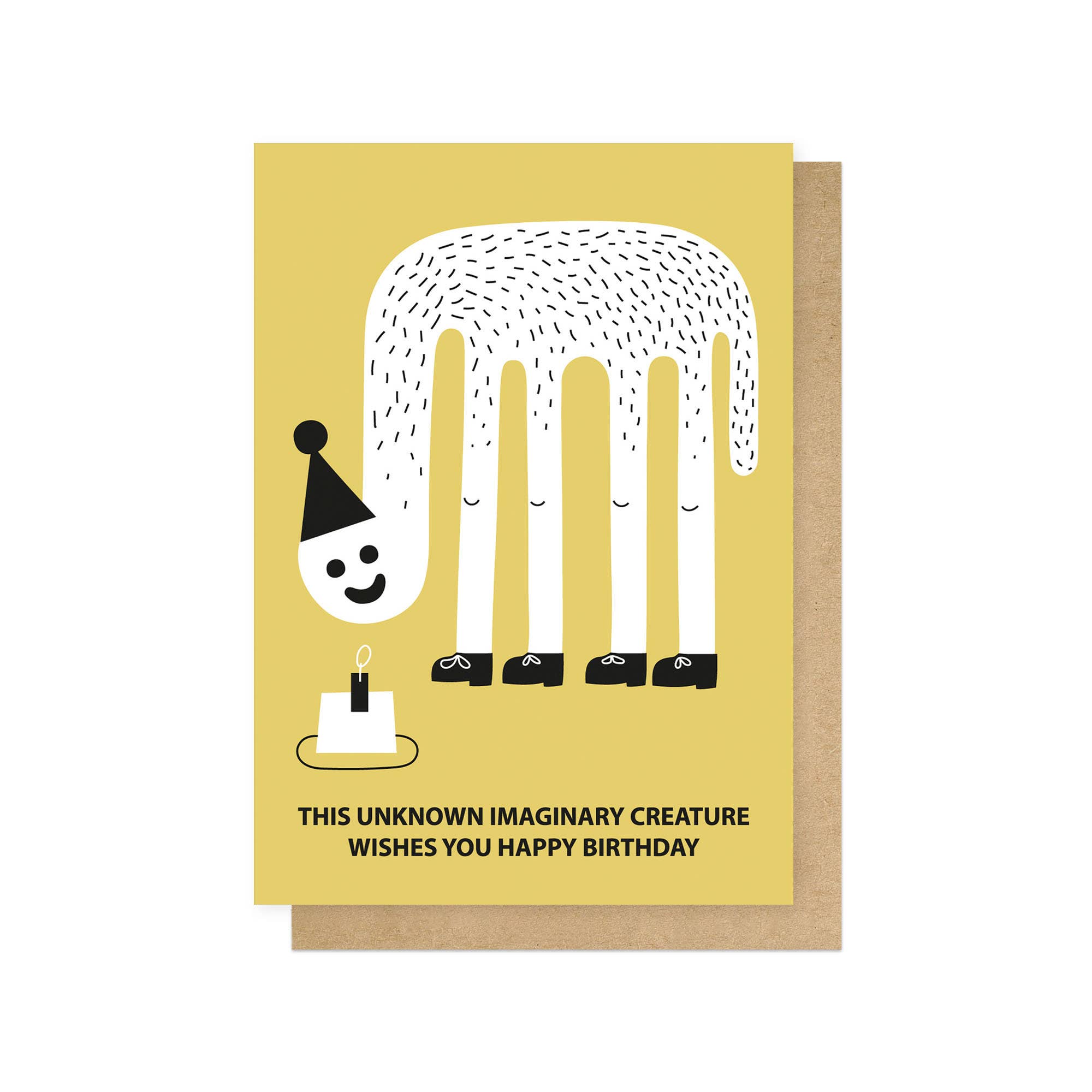 East End Prints - Greetings Cards & Postcards – wholesale Birthday card – Imaginary Creature Birthday Wish Greetings Card0