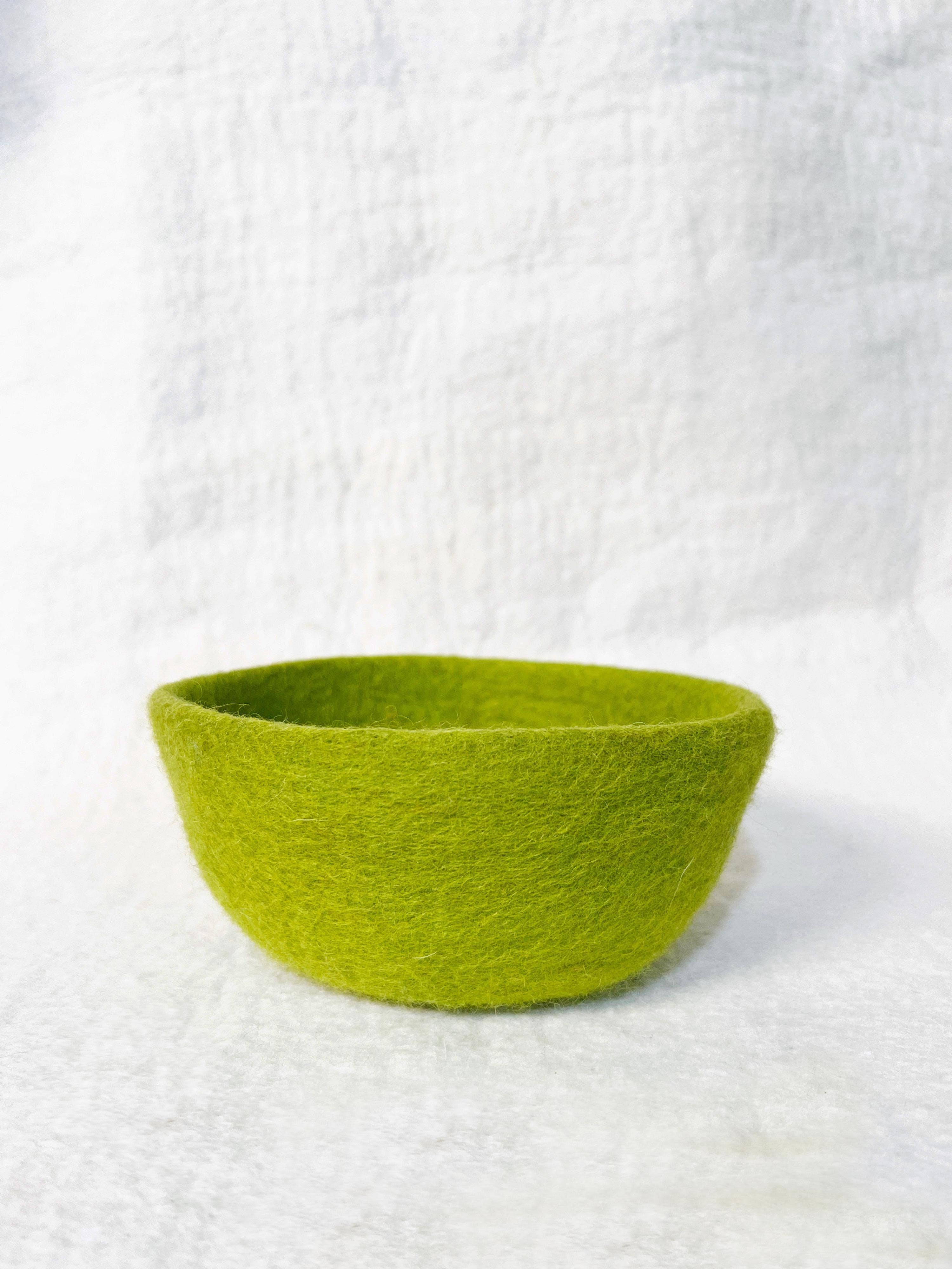 Fibres of Life - Wool & Felt - Wholesale Decorative Plate/Dish/Bowl - Felt Bowl Pastels-Small | Wool Felt Bowl | Catchall Bowls3