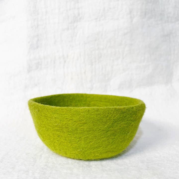 Fibres of Life - Wool & Felt - Wholesale Decorative Plate/Dish/Bowl - Felt Bowl Pastels-Small | Wool Felt Bowl | Catchall Bowls3
