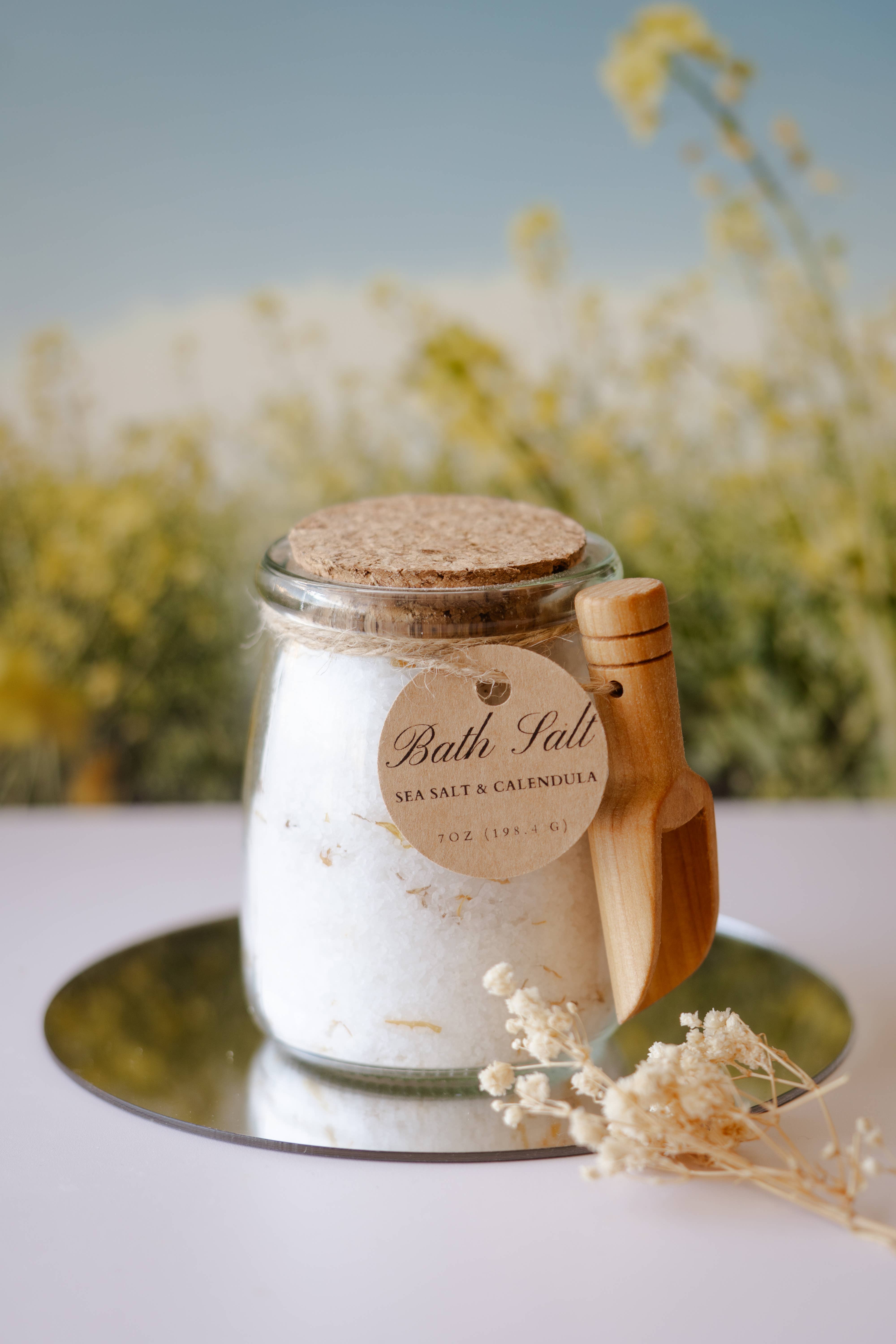 Hera By Hera Bath and Body - Vente Lait de bain - Sel de bain botanique en bocal en verre – Rose, Lavande, Agrumes & Jasmin | Cadeau de Noël Remplisseur de Bas2