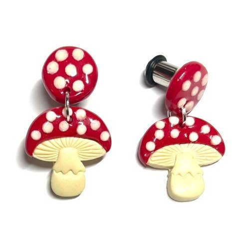 Mushroom Hiders, Penny-Sized Shrooms, Gauges, Ear Plugs for wholesale by Happy Gauges