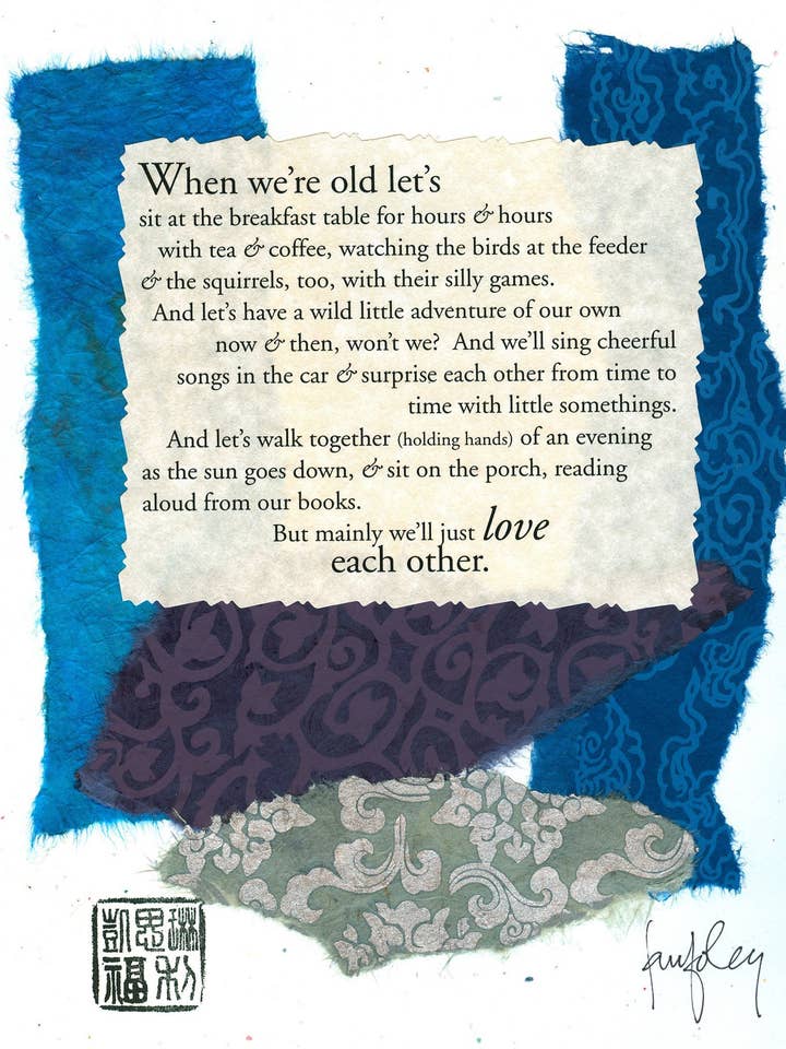 When We're Old - Original wall art for wholesale by Ampersand Cards