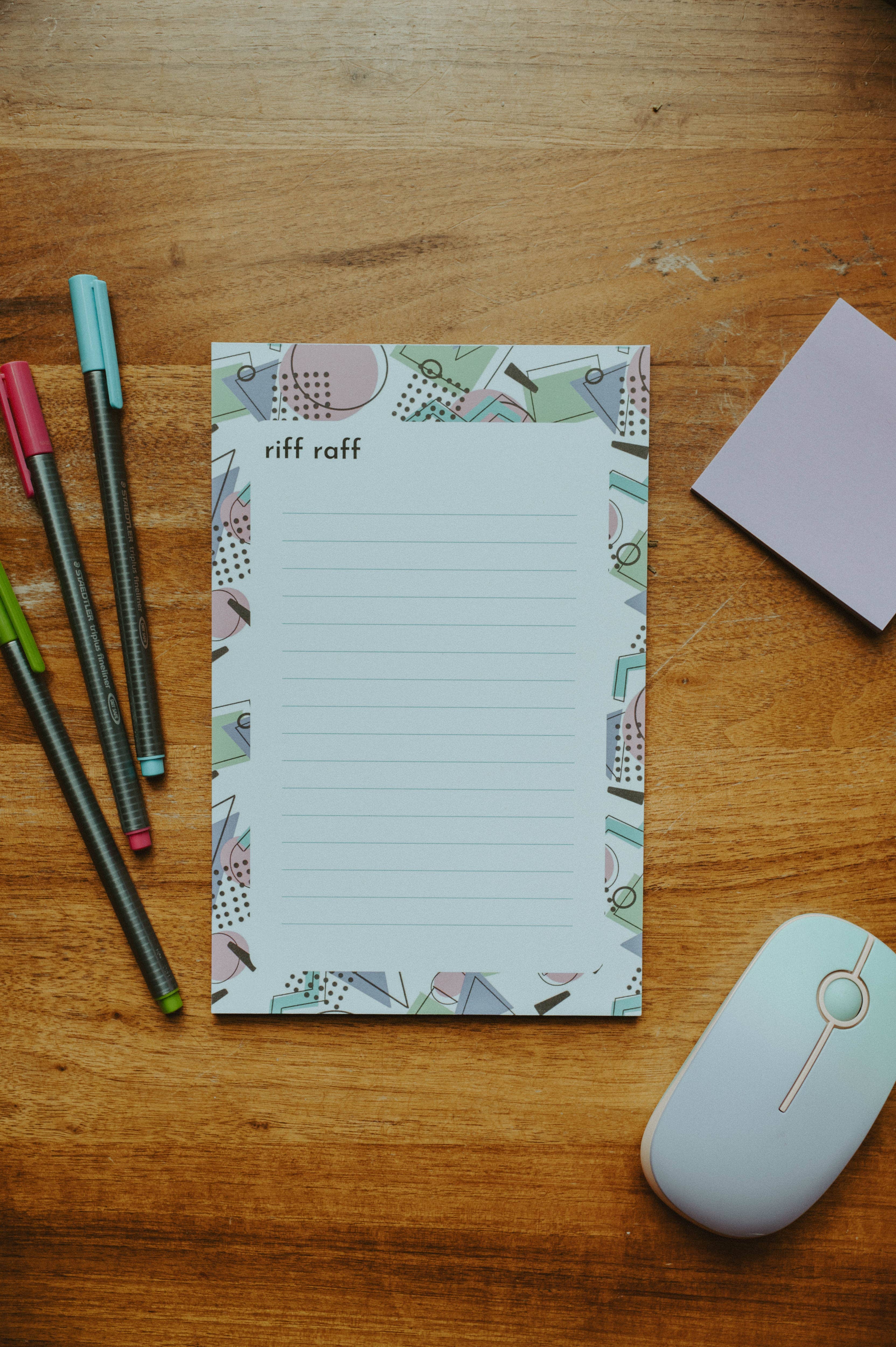 BrickandBarley - Wholesale Notepad - Riff Raff Notepad6