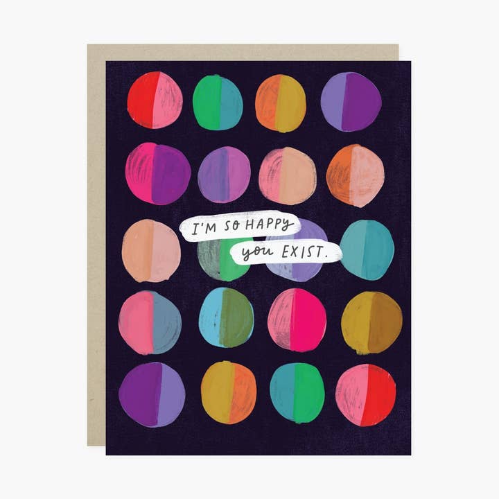 Happy You Exist Birthday Card for wholesale by Barone and Co.