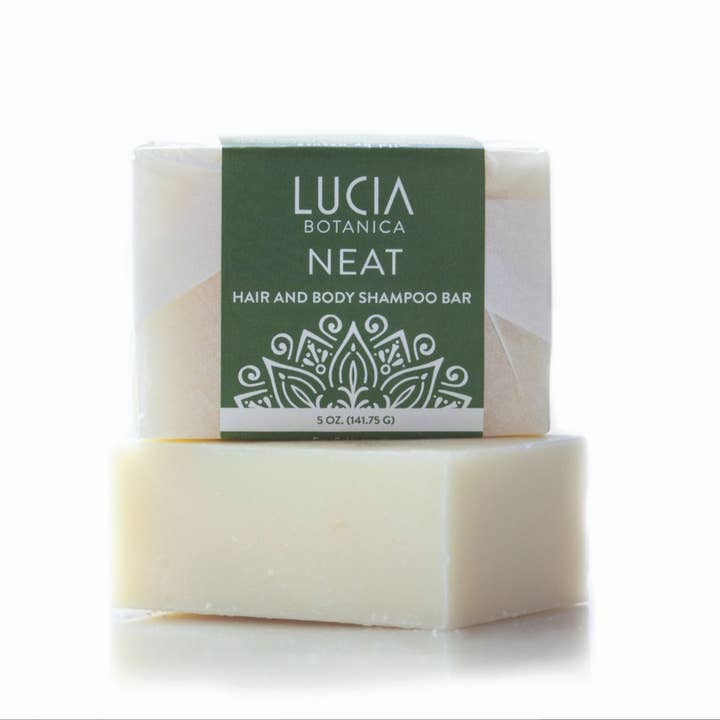 Neat — Barre de shampoing pour les cheveux et le corps pour la vente par Lucia Botanica