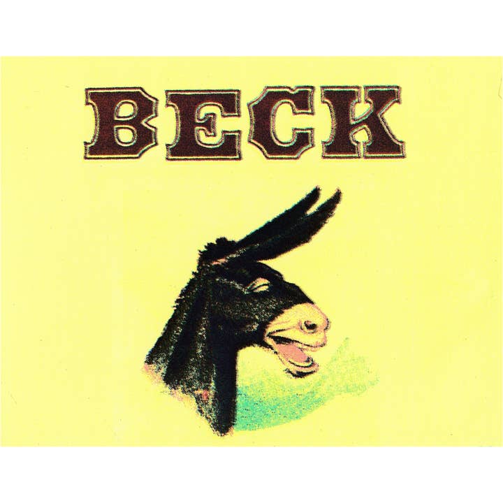 Square Deal Recordings & Supplies - Vendita all'ingrosso Adesivo - Adesivo - Beck - Logo Jackass su giallo