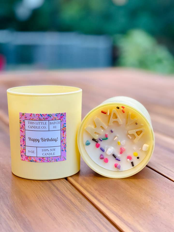 Vela de feliz aniversário por atacado de This Little Candle Co