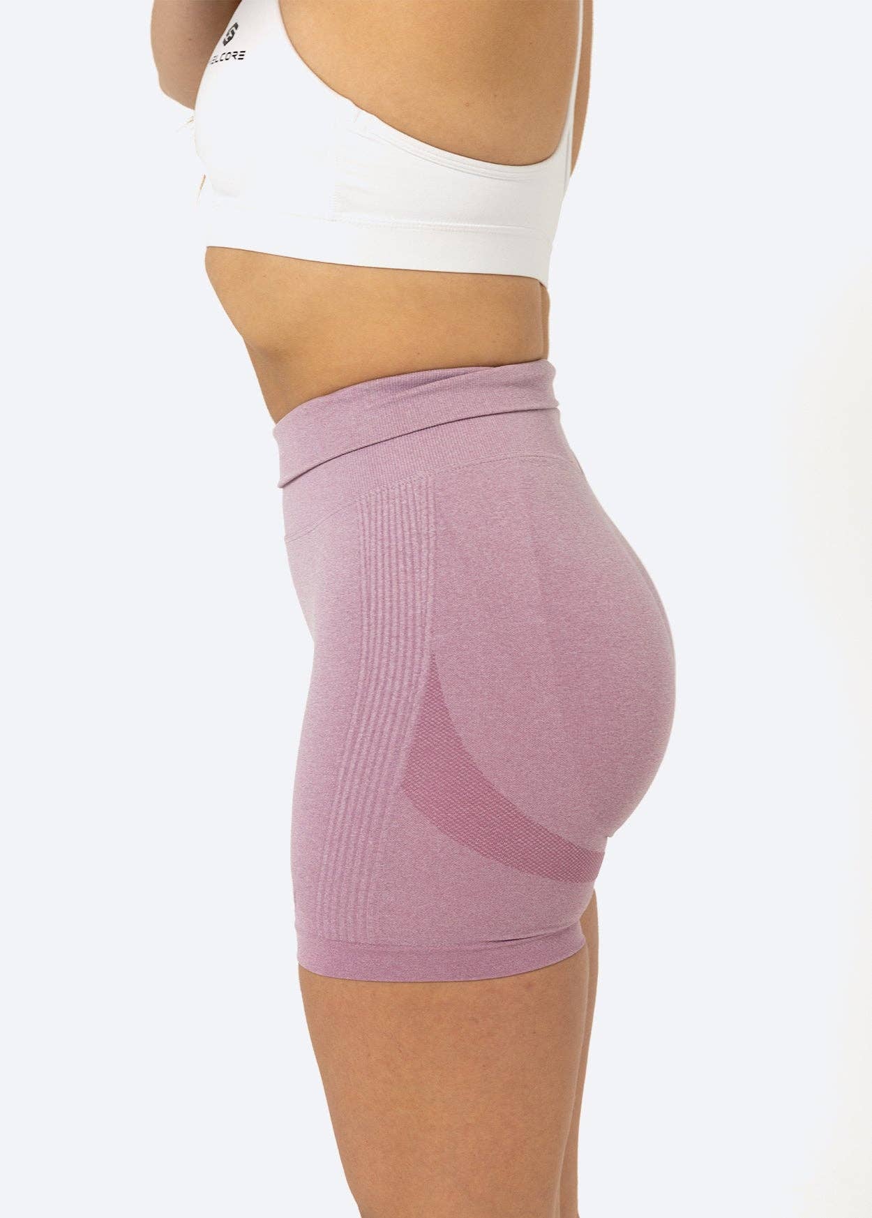 Skelcore - Wholesale Athletic Shorts - Women's - Skelcore Women's Ruched Seamless Mid-Length Short3