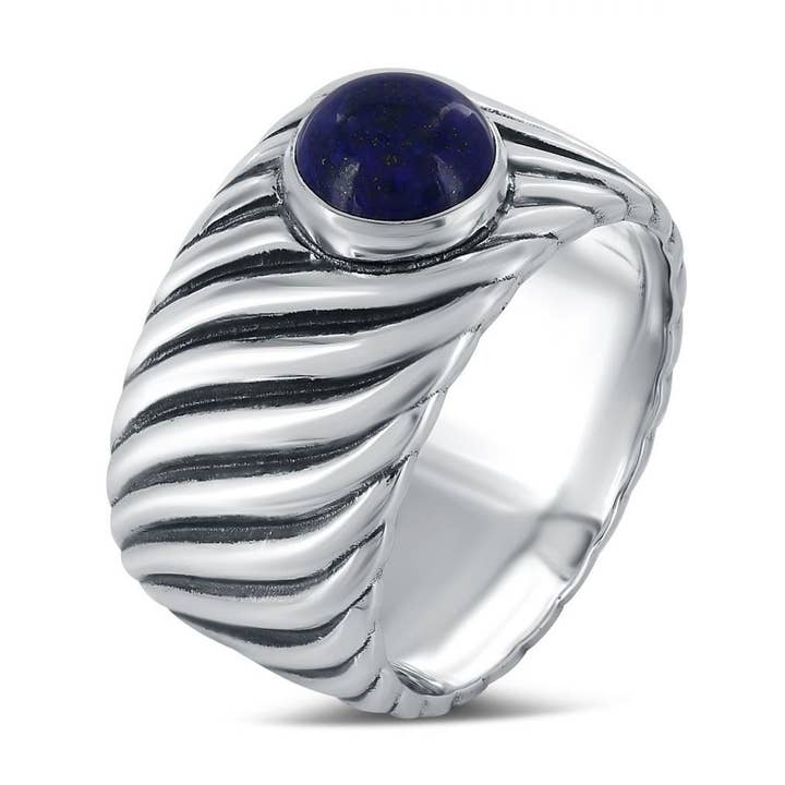 Lenzo Lapis Herrenring für den Großhandel von Guiot De Bourg