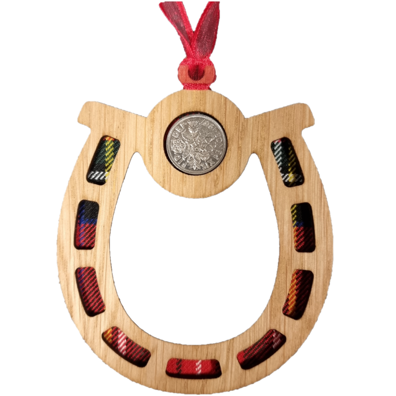 LT Creations - Wholesale Ornament - Wedding Horseshoe Lucky Sixpence | LS1000
