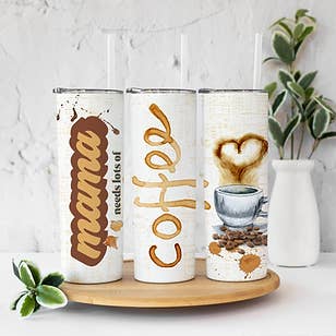 Mama Needs her Coffee tumbler 20 oz for wholesale by Countryside Savage