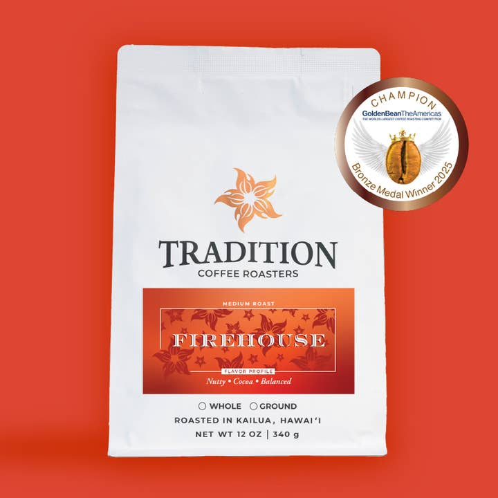 Firehouse - National Award Winner for wholesale by Tradition Coffee Roasters
