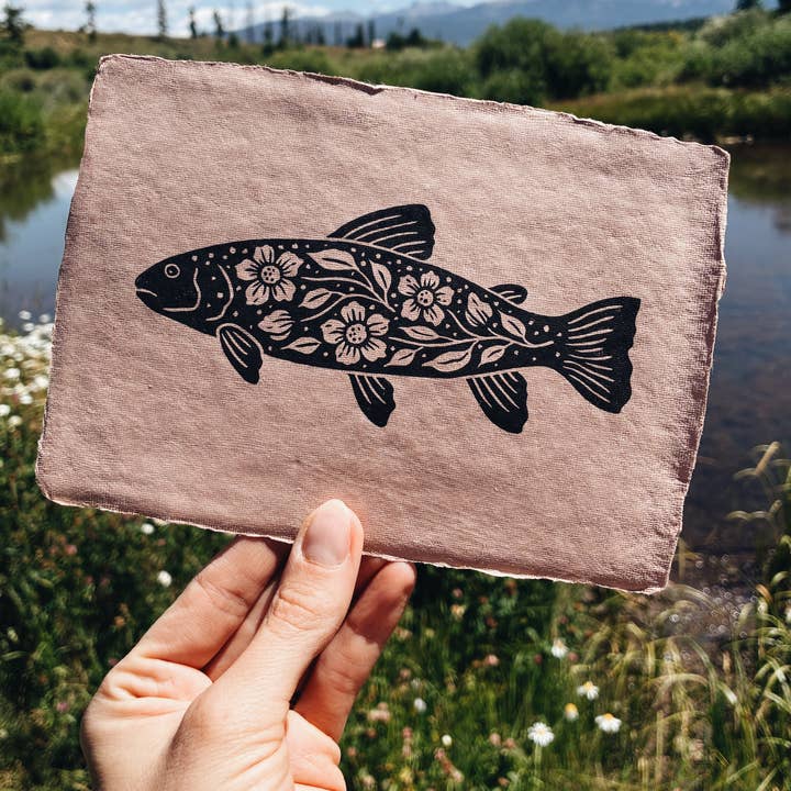 Impression en bloc de truite de rivière florale folklorique 5x7 sur argile faite à la main et autres tendances Résultats pour truite en vente B2B. Retours gratuits et paiement à 60 jours sur Faire sur Faire.