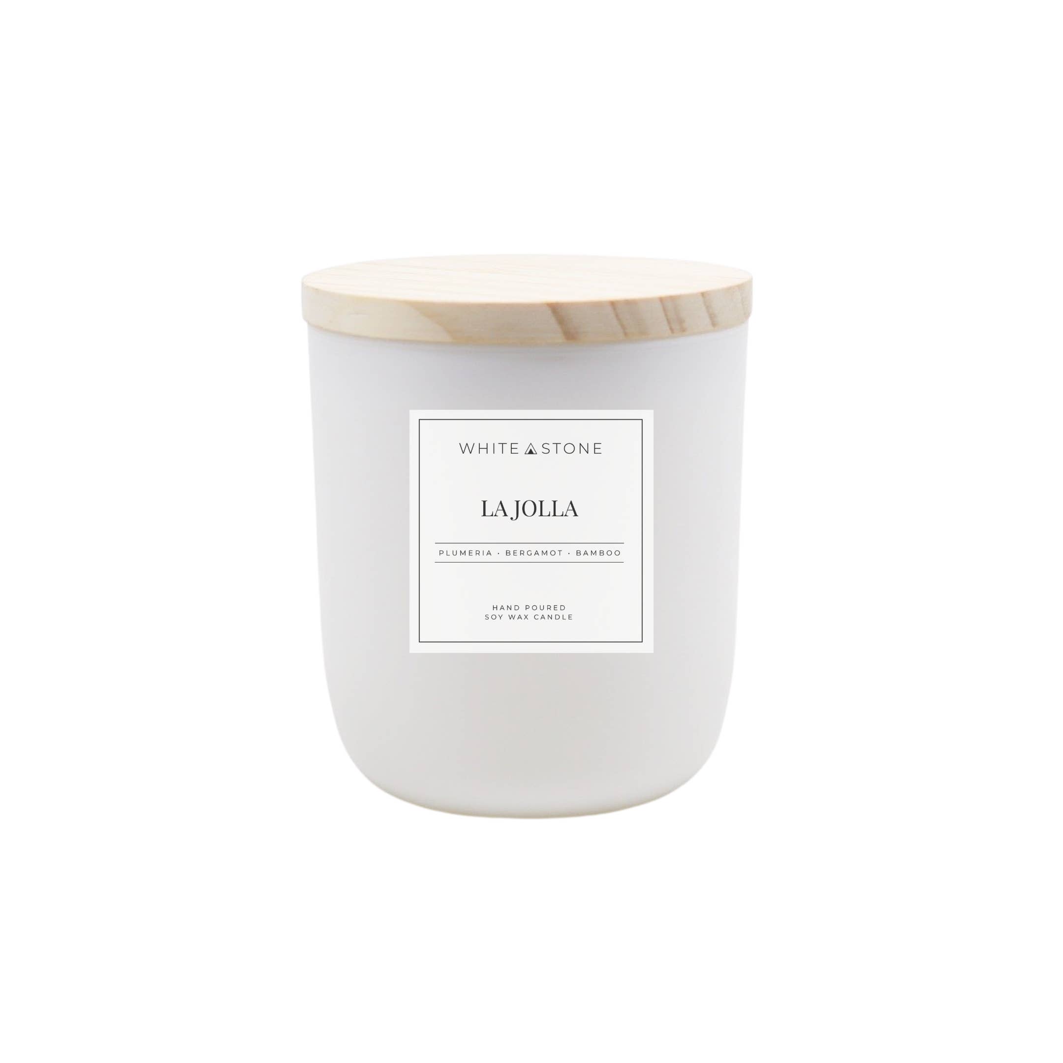 White Stone Collection - Wholesale Jar/filled candle - La Jolla - Jar/Filled Candle