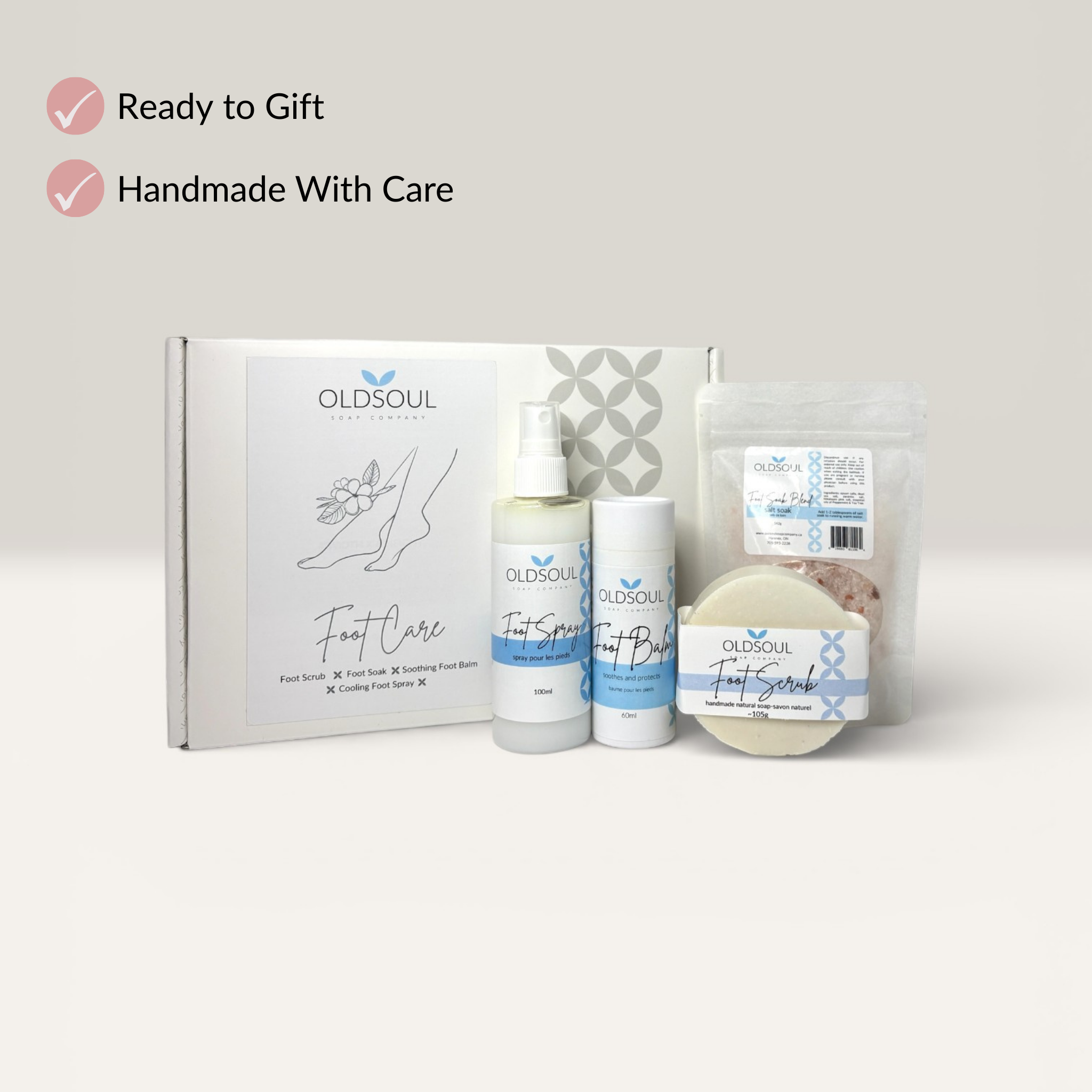 Old Soul Soap Company Inc. - Wholesale Foot Cream - Foot Care Collection1