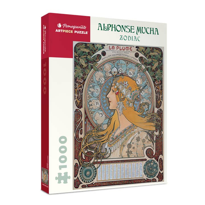 Pomegranate - Wholesale Puzzle - Adult - Alphonse Mucha: Zodiac 1000-Piece Jigsaw Puzzle