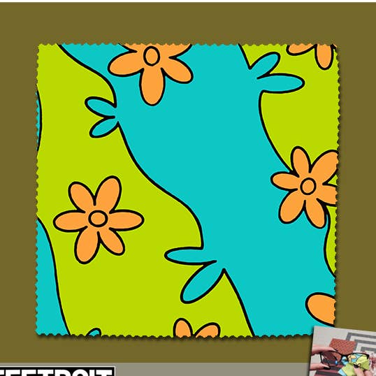 Lingettes pour lunettes Horror pour la vente par Teetroit Printing LLC