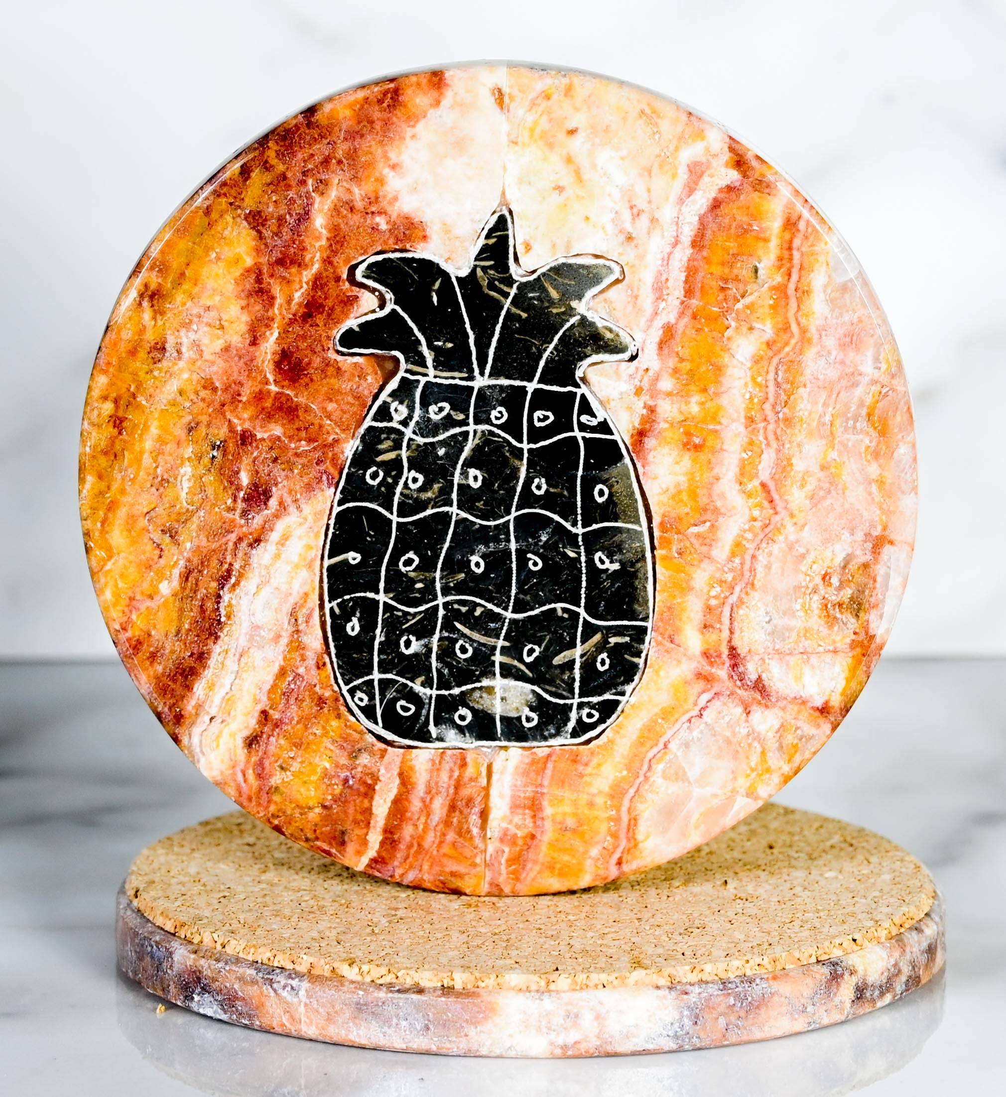 Marmorunderlag - Ananas for engroshandel hos SS handcrafted Art