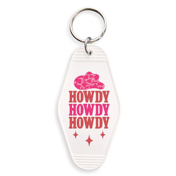 Porte-clés Howdy Motel pour la vente par Untamed Country