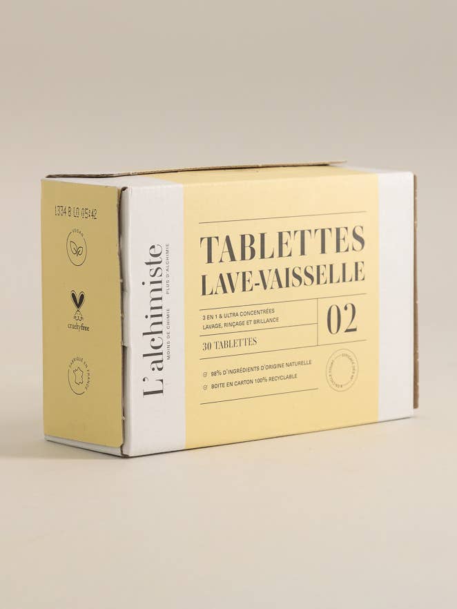 Compresse per lavastoviglie per la vendita all'ingrosso da parte di L'alchimiste