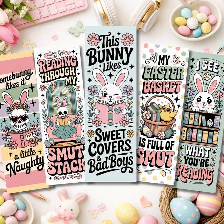 Easter Spring Smut Bookmarks for wholesale by Auburn Row Design