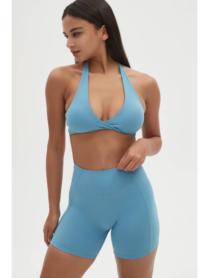 Mantra Active - Vendita all'ingrosso Reggiseno sportivo - Donna - Reggiseno Sportivo con Nodo Frontale e Schiena Aperta Chloe7