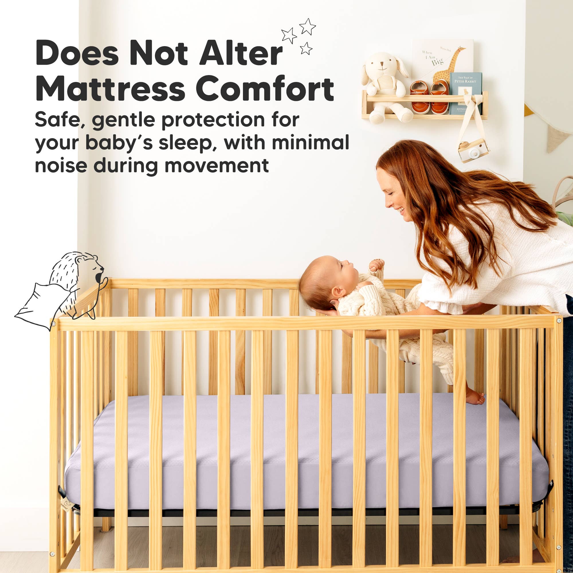 Tidsel 2-pak Quin Protect+ vandtæt madrasbeskytter til tremmeseng for engroshandel på Faire8