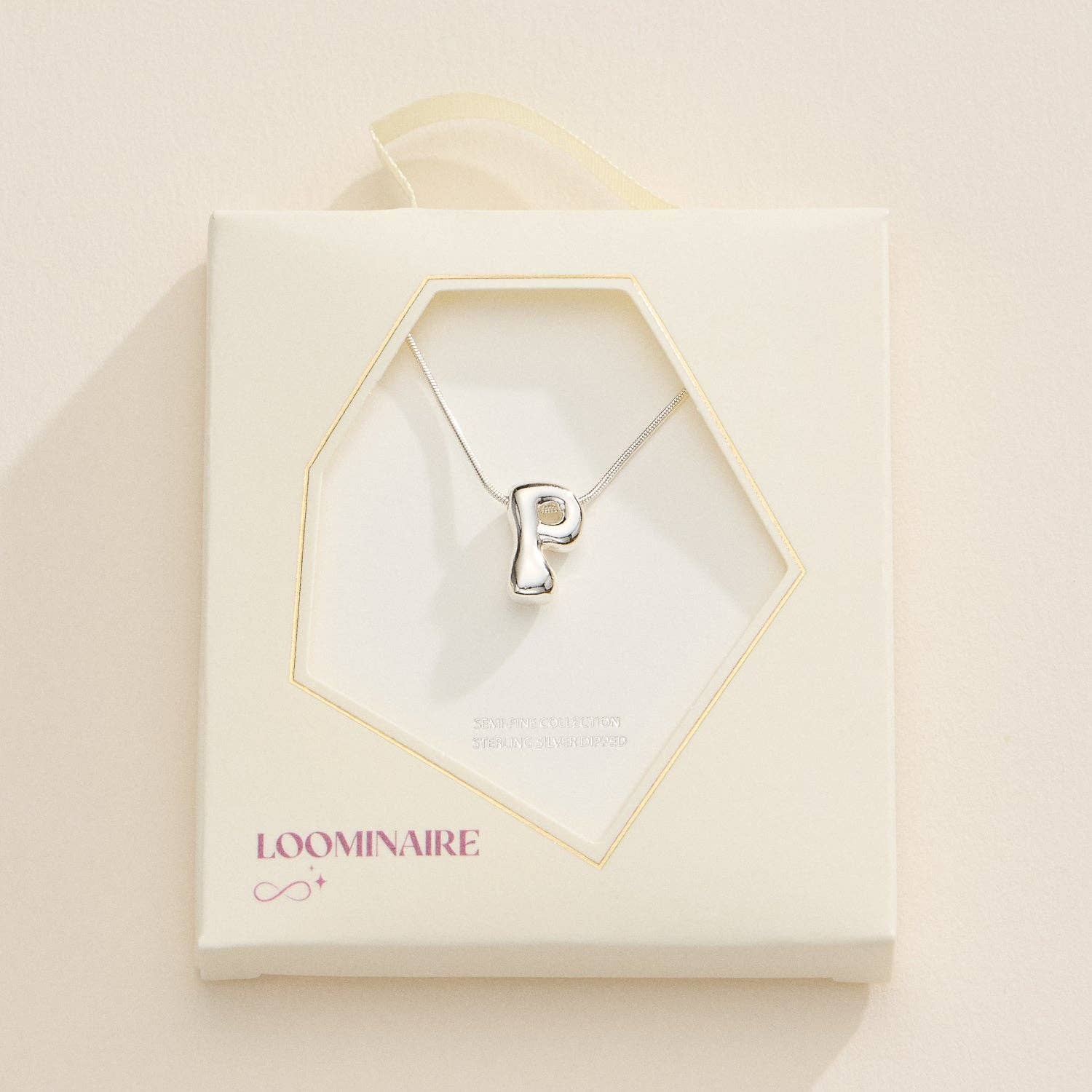 Frem - Wholesale Pendant/Charm Necklace - 16 Assorted 18K Gold Dipped Bubble Initial Necklace31