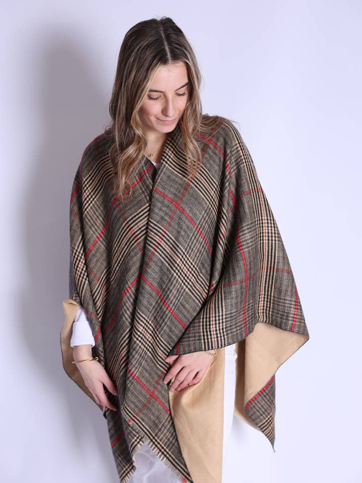 Top It Off - Wholesale Cardigan - Women's - Keyhole Ruana - Fall 20250