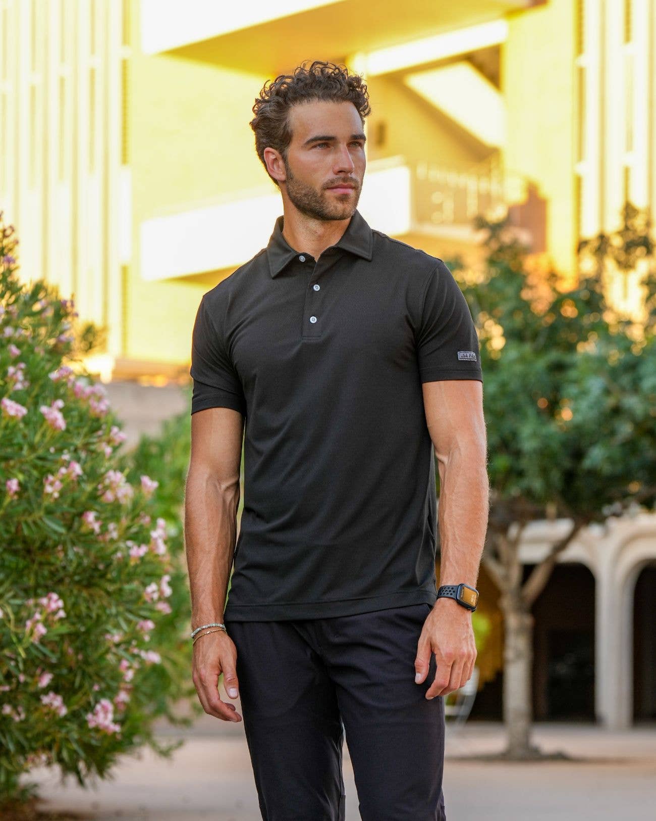 USA Palm - Wholesale Polo - Men's - Heathered Polo18