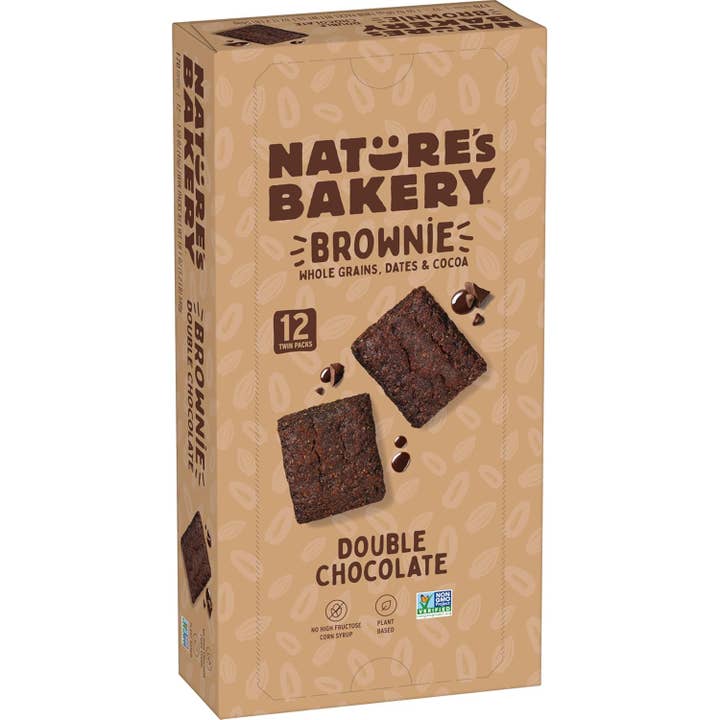 Long Island Candy Factory – wholesale Snack bar – Nature's Bakery Double Chocolate Brownie Bars 2oz 12 ct