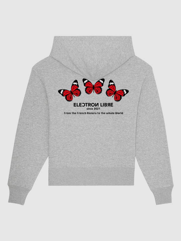 LE SWEATSHIRT 3 PAPILLONS for wholesale by ELECTRON LIBRE®