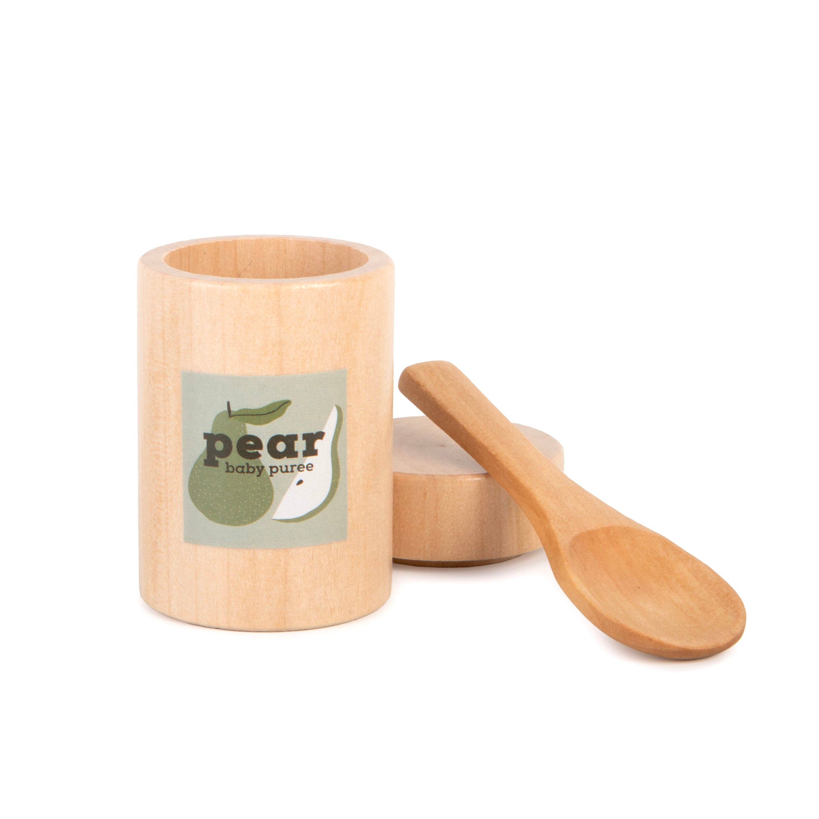 Make Me Iconic - Wholesale Wood Toy - Kids - WOODEN TOY -  LOOSE CHANGE DOLL FEEDING PEAR PUREE16