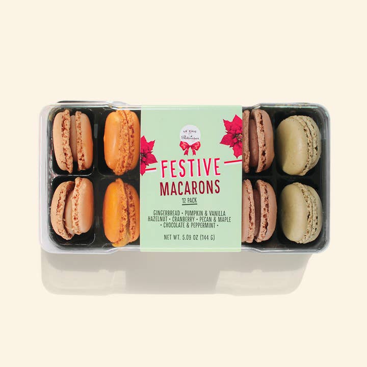 Overseas Food Trading - Wholesale Cookie - Festive Macarons – 5.09oz Box1