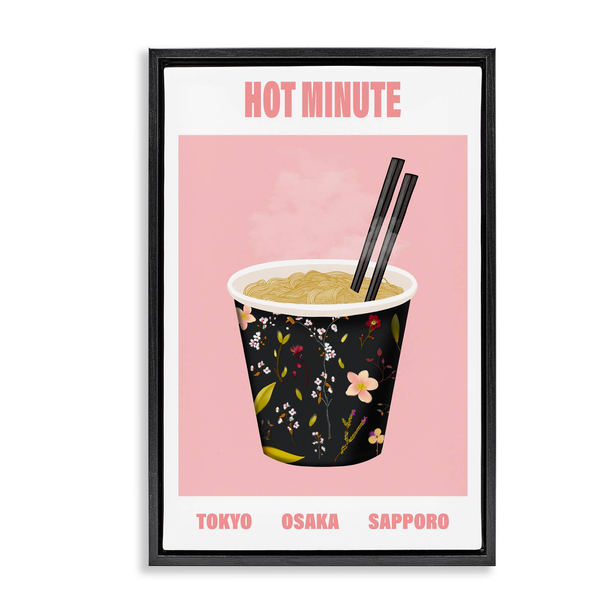 Stupell Industries - Wholesale Wall Sign - Hot Minute Cup of Noodles - Framed Wall Art22