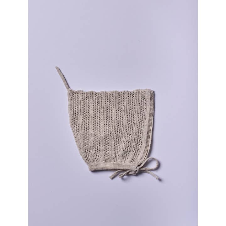 Wedoble: sustainable children's fashion - Wholesale Bonnet - Baby - Bonnet knitted in organic cotton | A GRACEFUL SUMMER