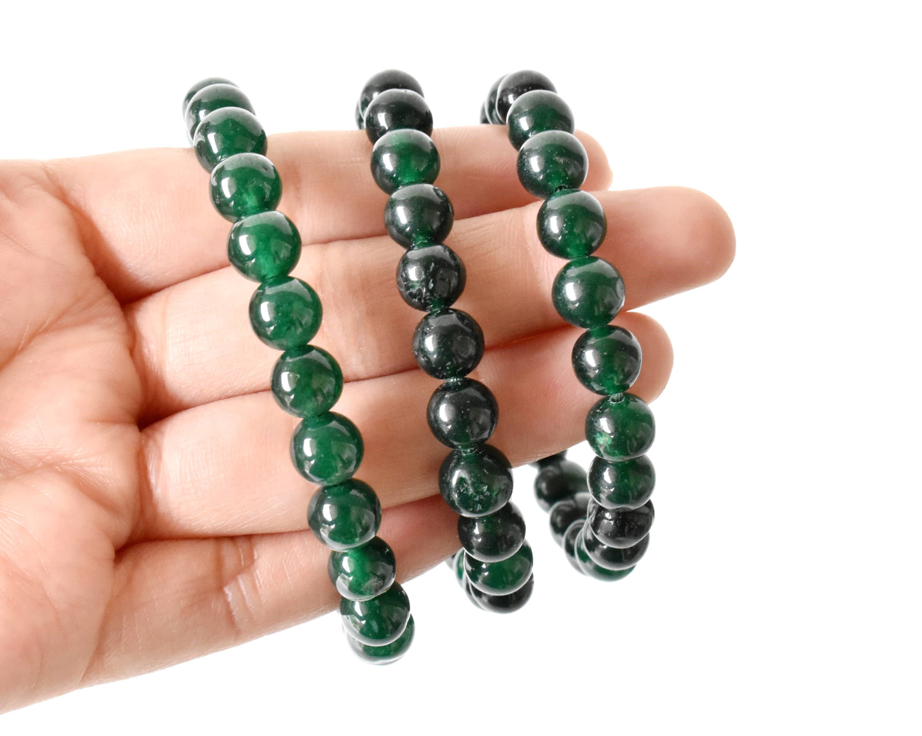 Soothing Crystals - Venta al por mayor Pulsera de cuentas - Pulsera de Cristal | Jade Verde | Pulsera de Piedra Curativa5