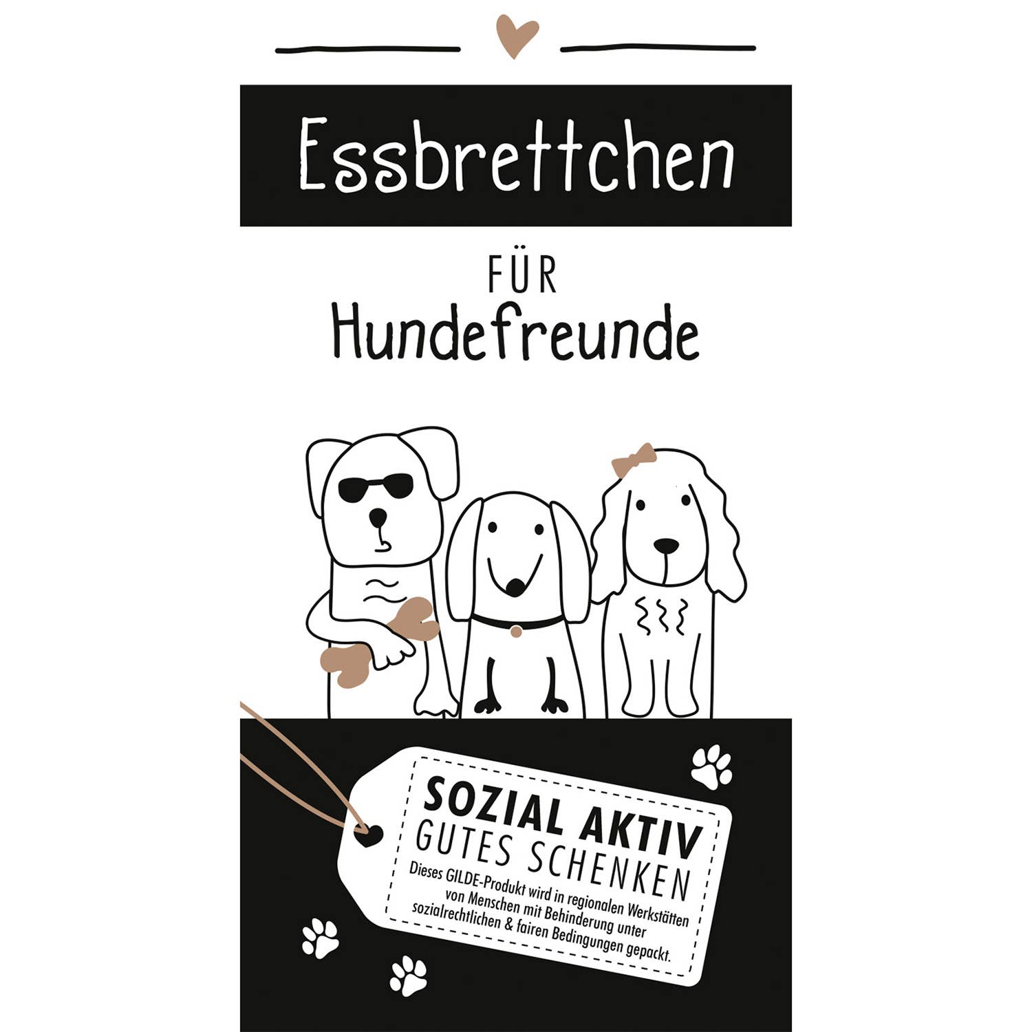 brown Dog gang board, natural color H.1 cm for wholesale on Faire4