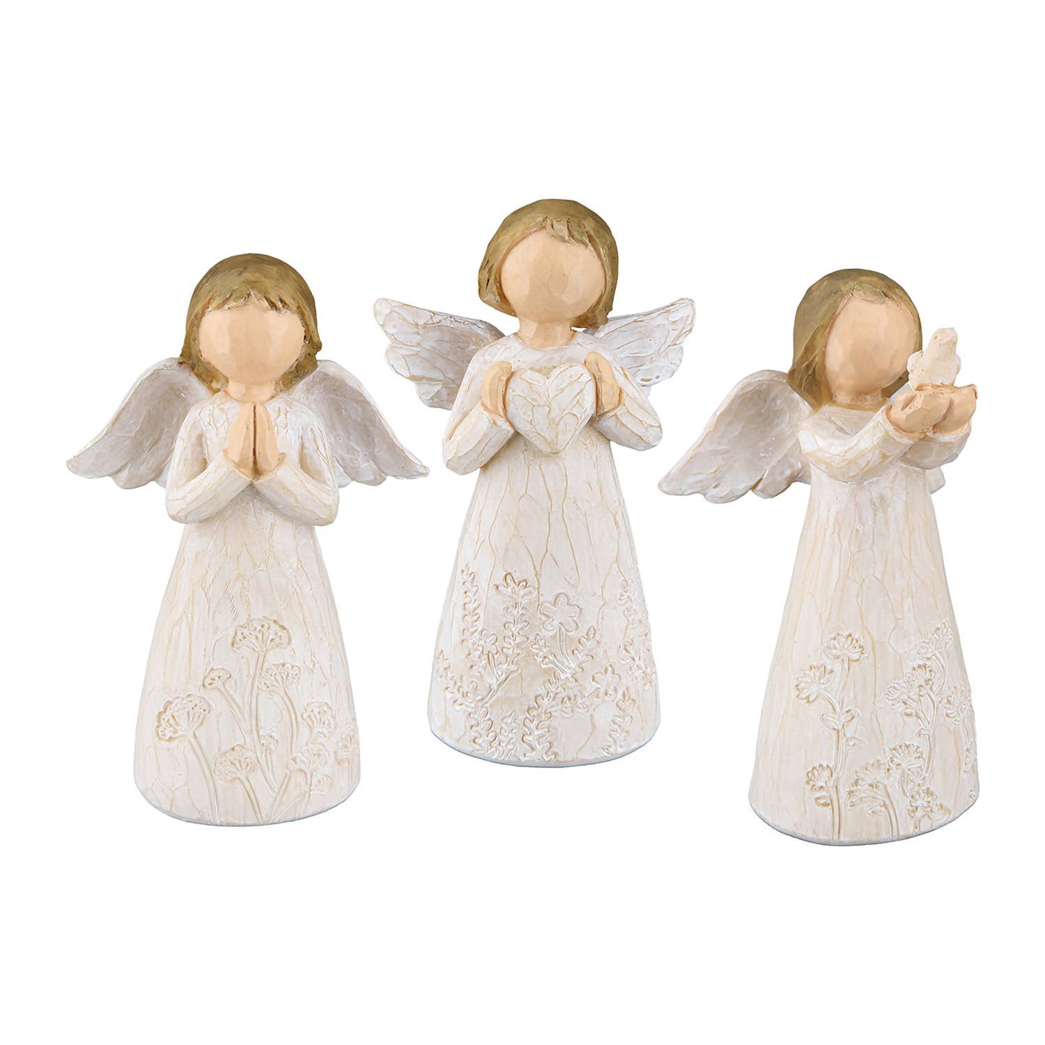 Gilde Handwerk Macrander GmbH & Co. KG - Wholesale Decorative Figurine - Angel Figure H.12 cm - Assorted 3 times1