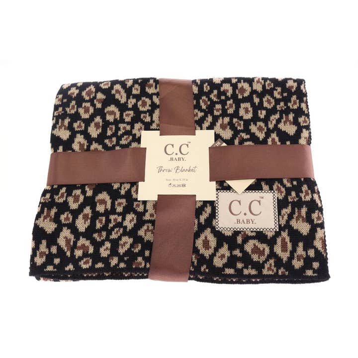 C.C Beanie - Wholesale Bedding Blanket - Kids & Baby - BABY C C Leopard Pattern Bedding Blanket5