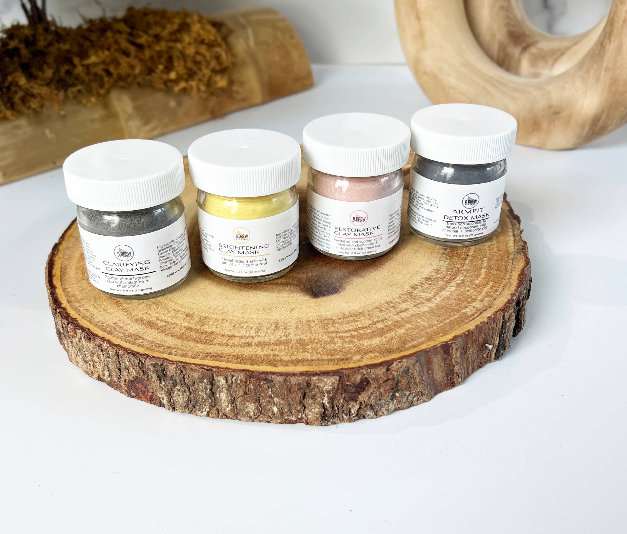 R. Drew Naturals, LLC - Wholesale Skincare face mask - Restorative Clay Mask4