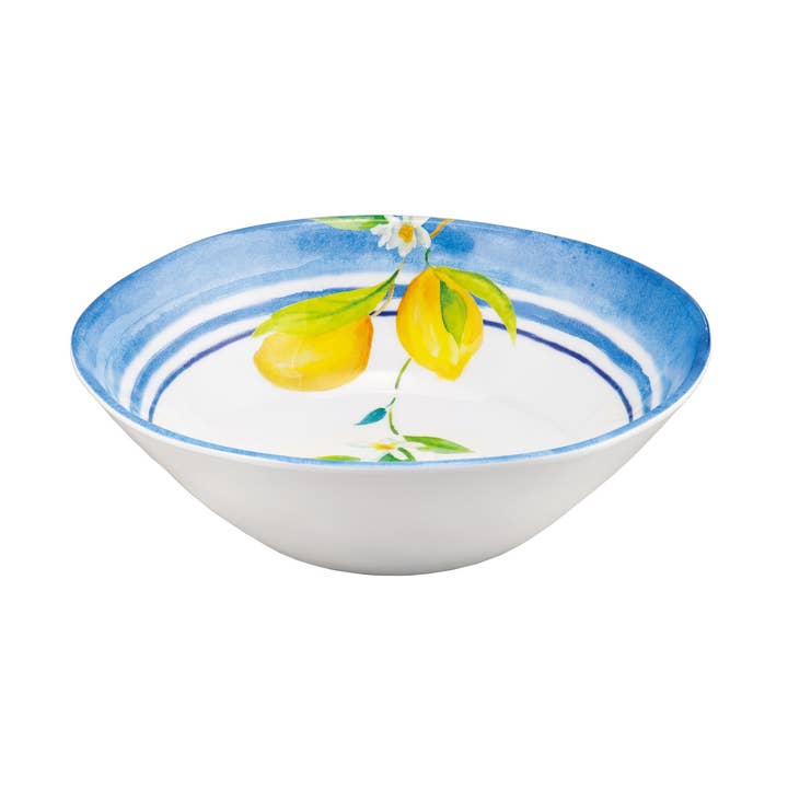 Lovely Lemons Melamine 8" Bowl for wholesale by Supreme Housewares