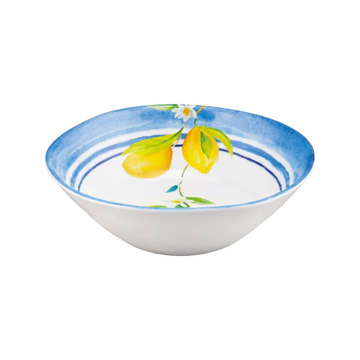 Lovely Lemons Melamine 8" Bowl for wholesale by Supreme Housewares