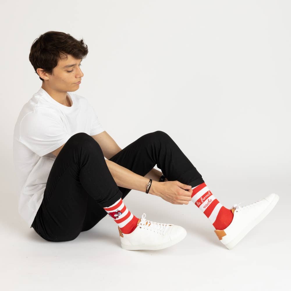 La French Vache Rouge Chaussettes La French Vache Rouge en vente sur Faire3