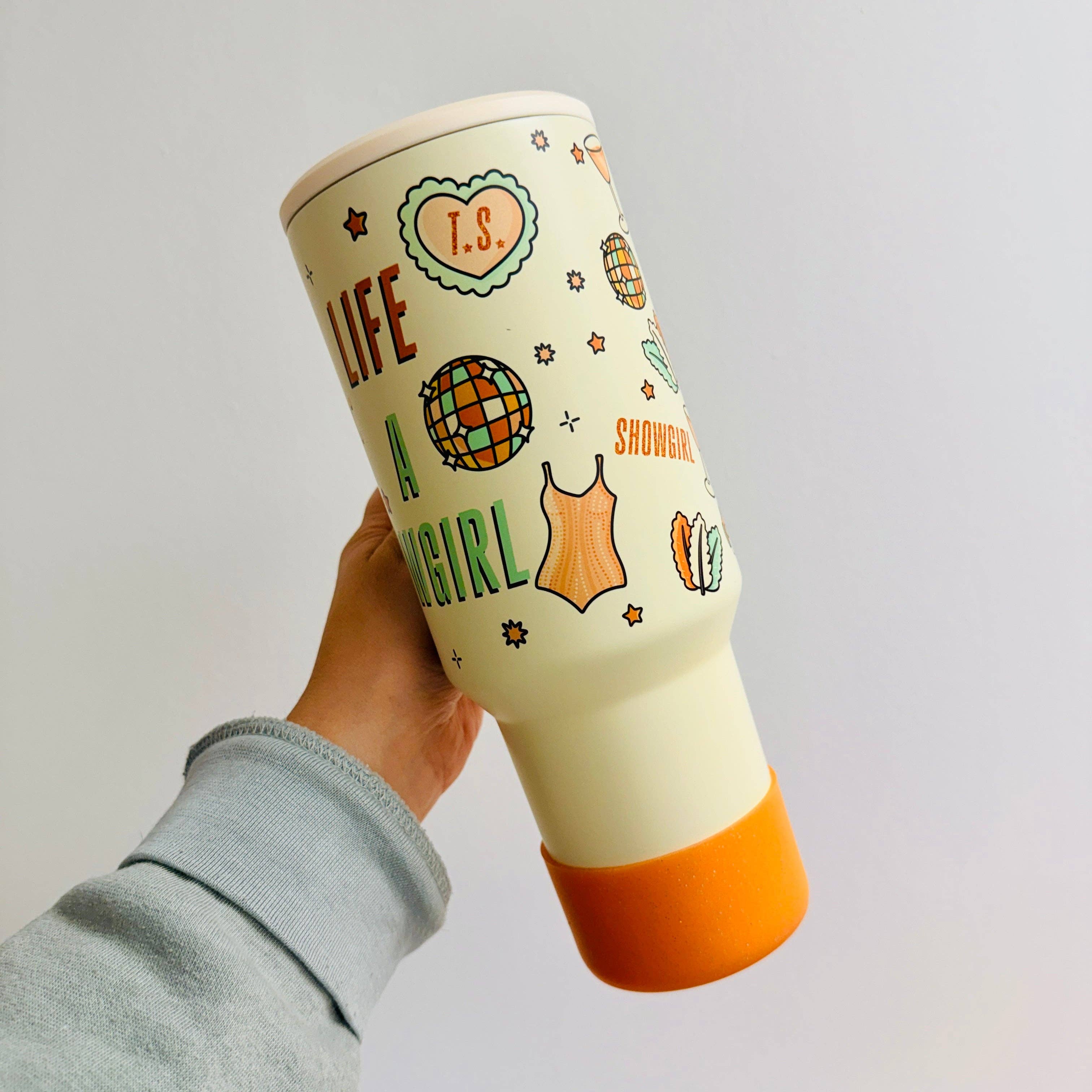 Sonny Rising - Wholesale Insulated Mug/Tumbler - 40oz Tumbler with Lid and Straw, 12th Album Icons1