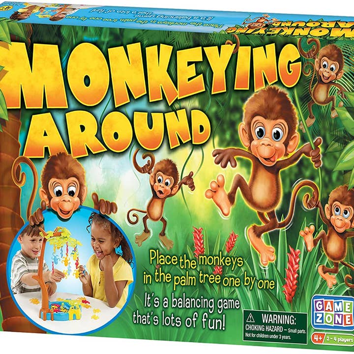 Epoch Everlasting Play - Wholesale Board Game - Game Zone Monkeying Around, Multiplayer Family Game
