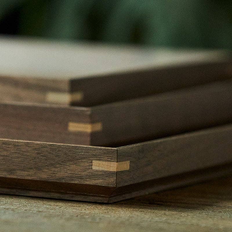 Gohobi （We cover U.S. import duties） - Wholesale Serving Tray - Gohobi Walnut Wooden Serving Tray6