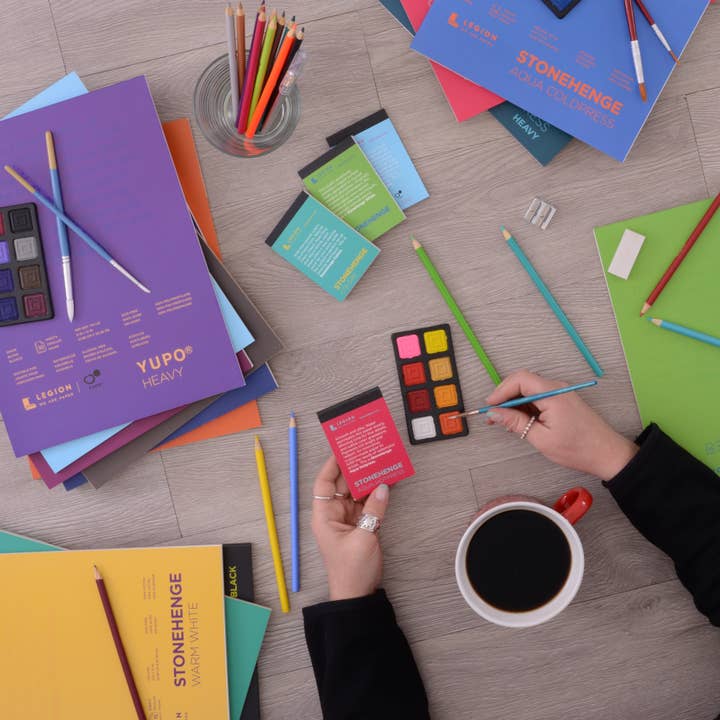 Legion Paper - Wholesale Sketchbook/Sketchpad - Legion Mini Paper Pad Full (15 Pads) - Mixed Media
6