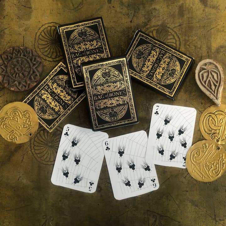 Artiphany - Wholesale Playing Cards - Bag of Bones Playing Cards - Premium Gold Edition6