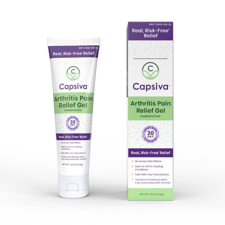 Arthritis Pain Relief Gel - Tube - (1.25 oz.) for wholesale by Capsiva